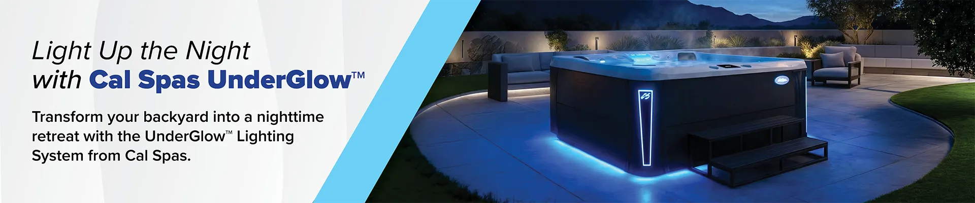 Calspas hot tub being used in a family setting - Chicopee